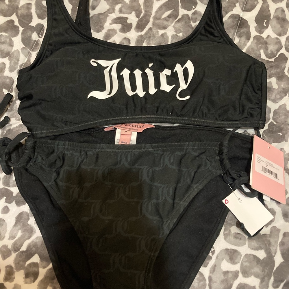 Juicy Couture Black Bikini Set